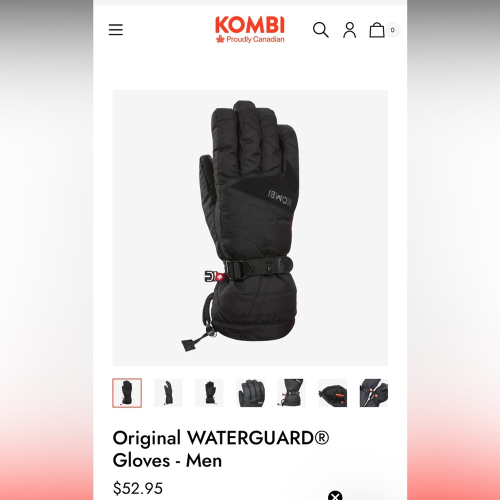 Brand New Kombi Men’s Gloves